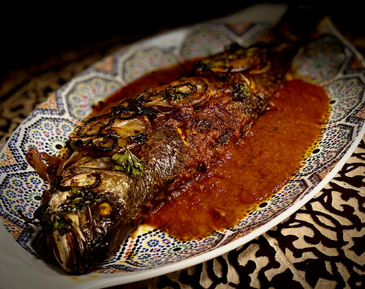 Branzino Marinated with | Harissa