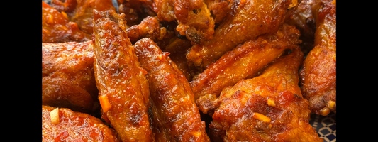 Buffalo Wings with Mustaphas Harissa