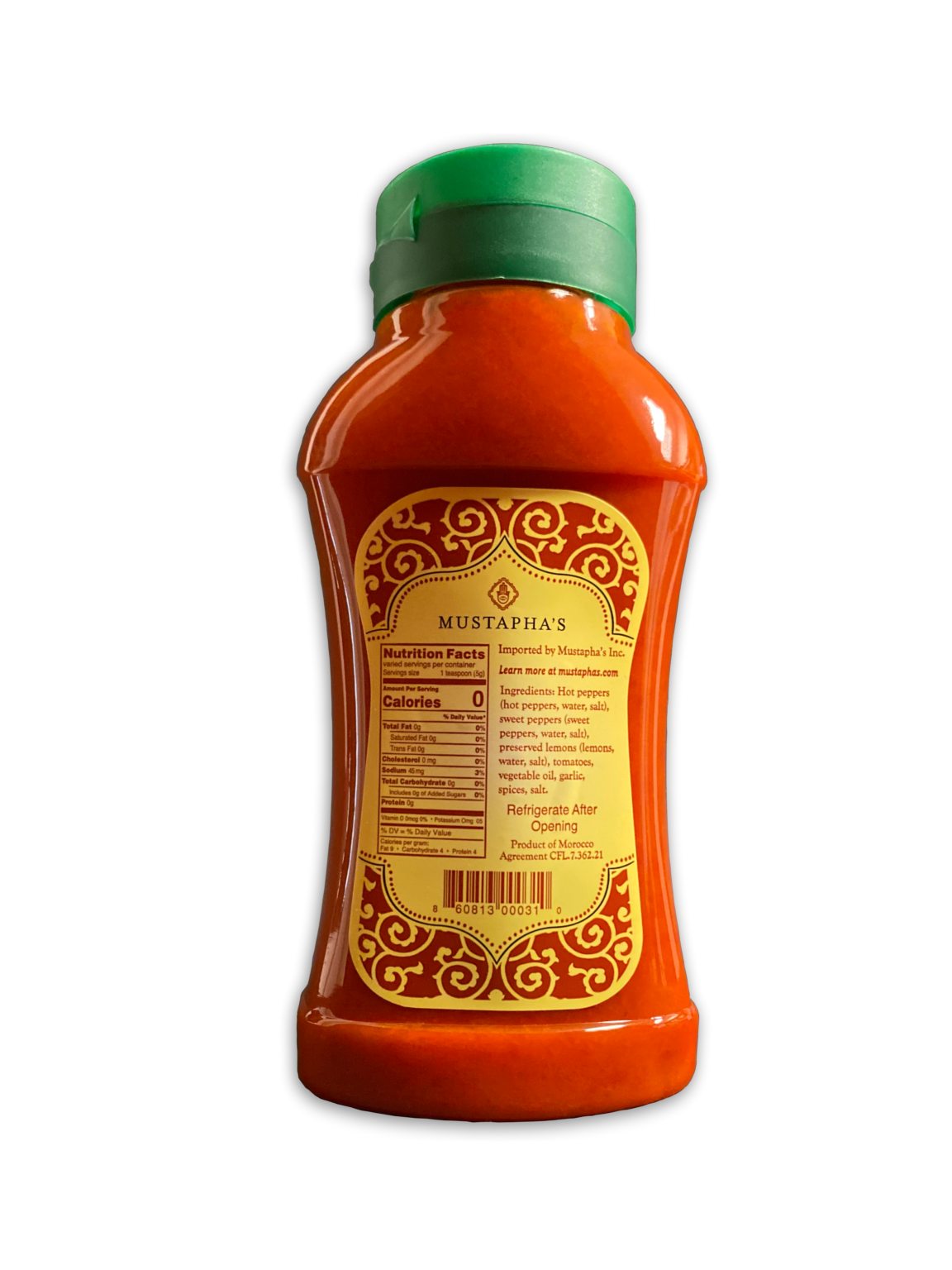 Harissa Hot Sauce 18.34 oz