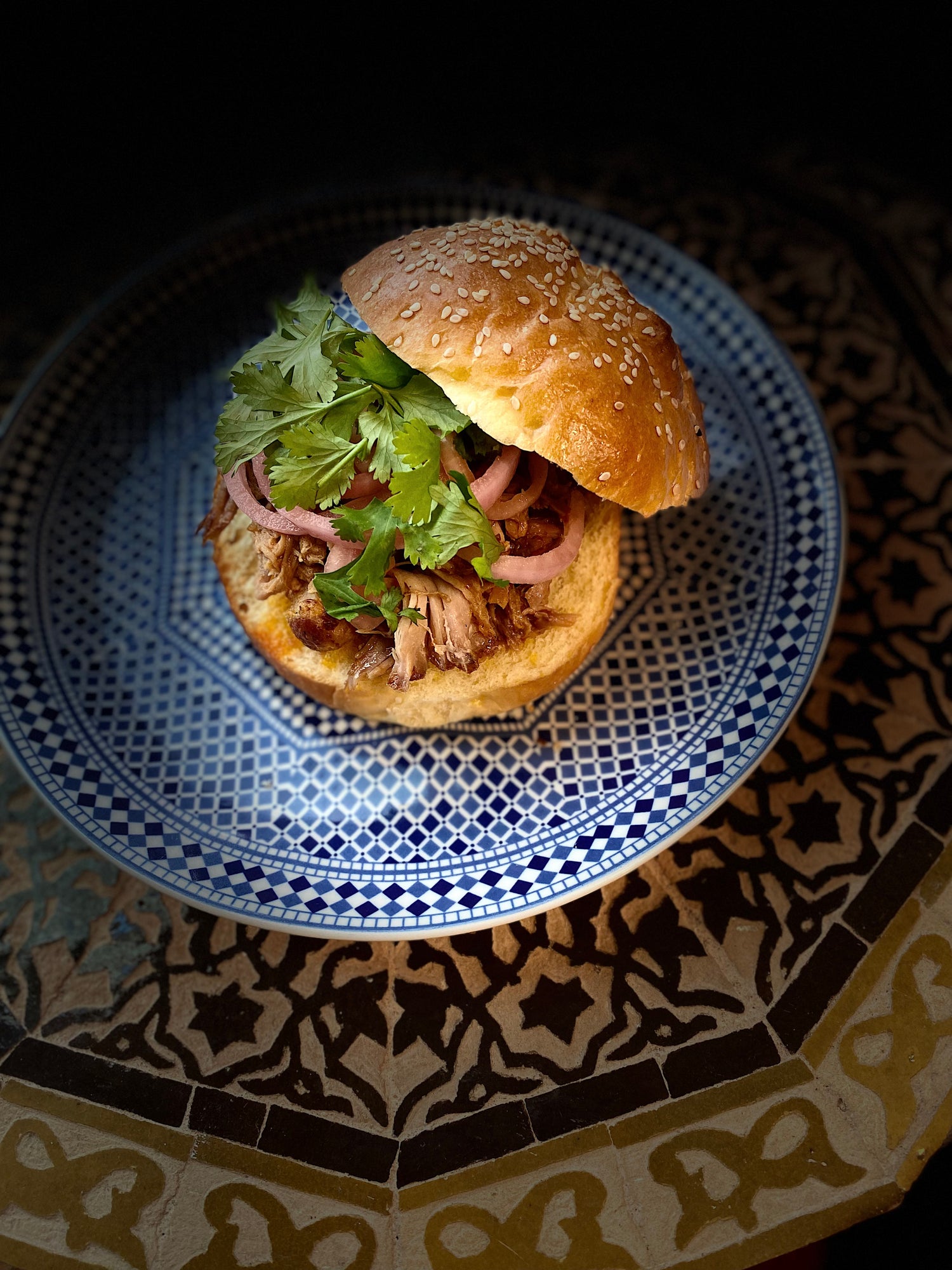 Pulled Pork Sandwich with Harissa