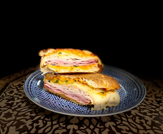 Cuban Sandwich with Mustaphas Harissa Hot Sauce