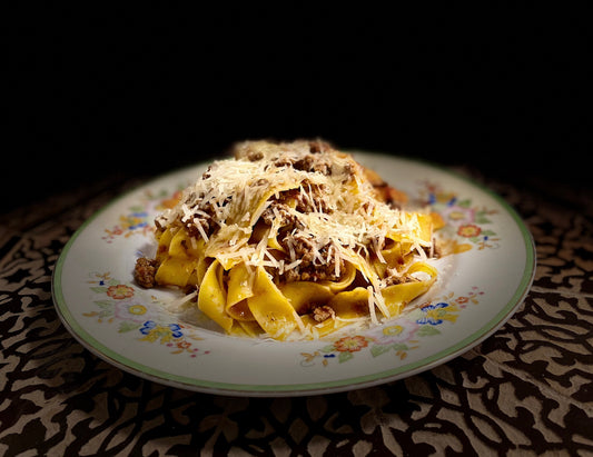 Pappardelle Alla Bolognese with | Harissa